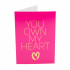 Подарункова листівка з набором Сашетов плюс конверт Kamasutra You Own My Heart (35712) – фото 8