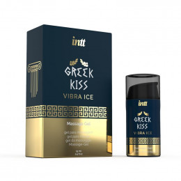 Гель для римінгу і анального сексу з вібрацією Greek Kiss Intt, 15 мл – фото
