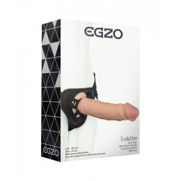 Страпон жіночий Egzo Еvolution, 20,5 см, діаметр - 4,5