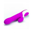Вибратор вагинально-клиторальный с накачкой Pretty Love Dempsey, фиолетовый (33786) – фото 6