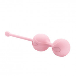 Вагинальный шарики нежно розового цвета Kegel tighten up2 – фото
