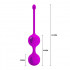 Вагінальні кульки Kegel tighten up2, фіолетові (30742) – фото 3