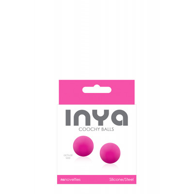 Вагинальные шарики INYA COOCHY BALLS, розовые (33838) – фото 1