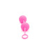 Шарики вагинальные рельефные из  силикона, розовые (26465) – фото 5