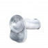 Фалоімітатор з мошонкою сріблястий на присоску (29338) – фото 4