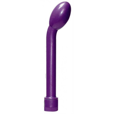 Вибратор из пластика для точки G, фиолетовый 21.5 см, диаметр - 3,5 (25470) – фото 1