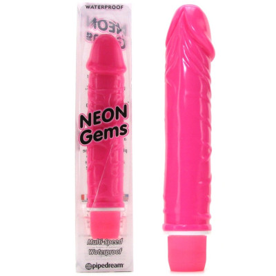 Вібратор Neon Gems Pink (34160) – фото 1