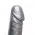 Фалоімітатор з мошонкою сріблястий на присоску (29338) – фото 5