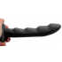 Фаллоимитатор насадка на страпон Ребристый черный (26562) – фото 5