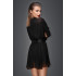 Эротическое черное платье с чокером на шею M (30647) – фото 5