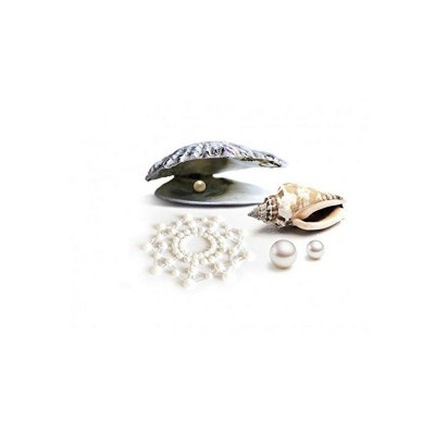 Прикраса для грудей MIMI зі стразами білий перли (30919) – фото 1