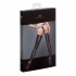 Сексуальные чулки с открытым носками и трусики виниловые Noir Handmade, черные, M (30700) – фото 5