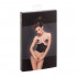 Еротичний корсет з вінілу на блискавці Noir Handmade M (30659) – фото 5