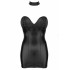 Сексуальное виниловое мини платье без бретелей Noir Handmade S (30532) – фото 7