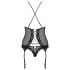 Еротичний корсет з підв'язками для панчох corset & thong S/M (35929) – фото 14