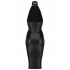 Сексуальное облегающее черное платье Госпожи с кольцом на шею S (30523) – фото 6
