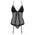 Эротический корсет с подвязками для чулок  corset & thong L/XL (35930) – фото 6